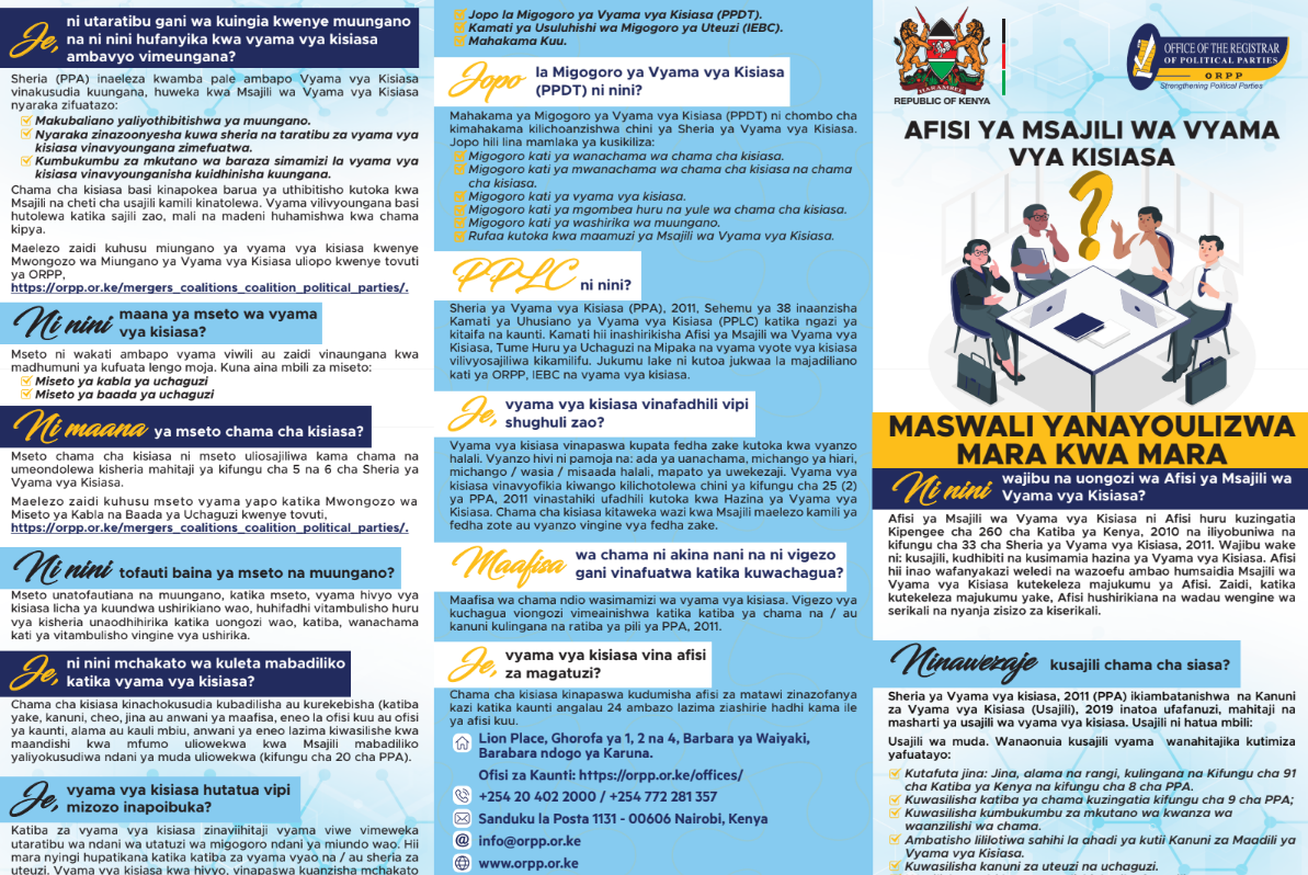 FAQs in Kiswahili