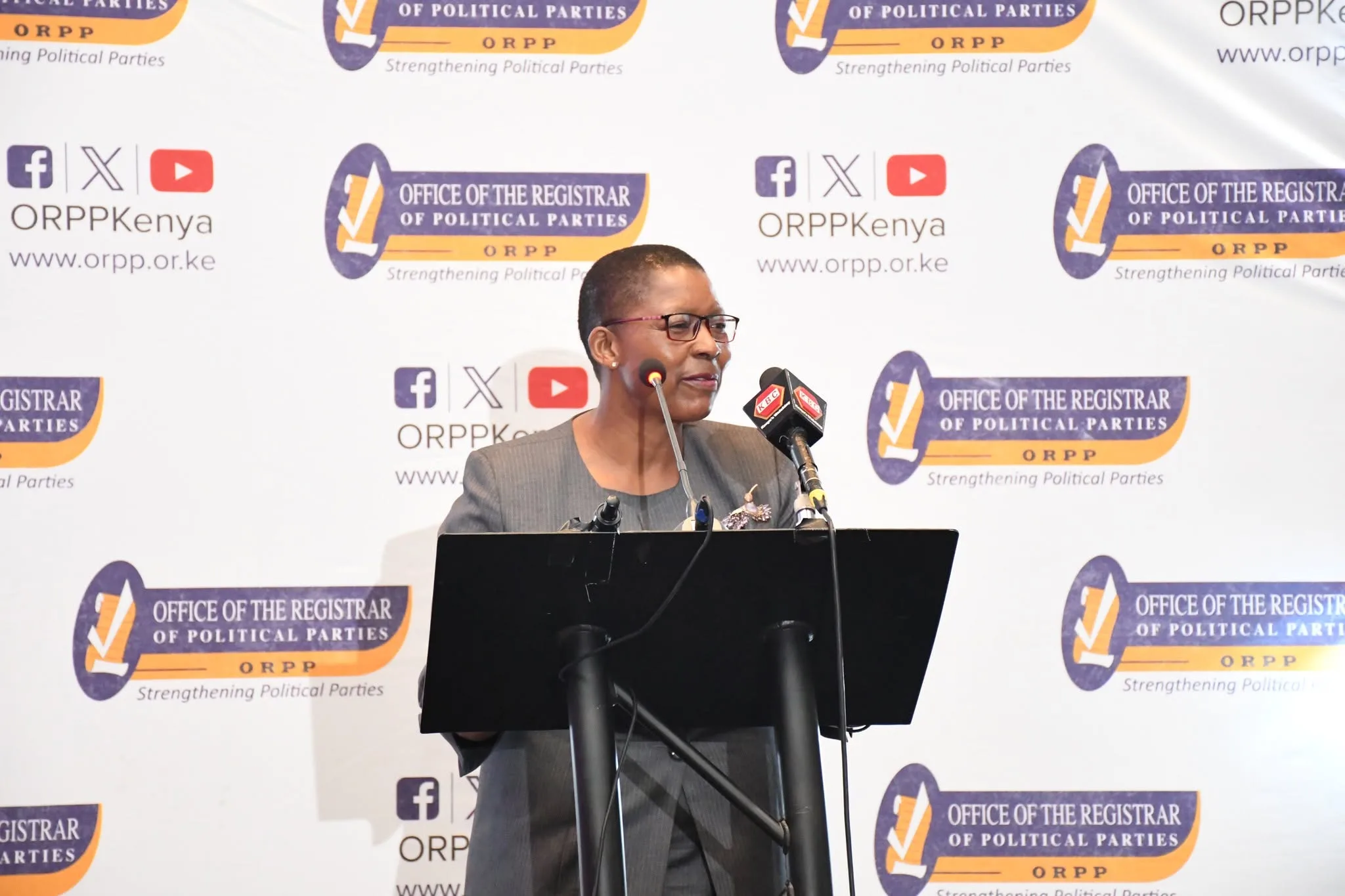 23 July 2026: Hon. Dorcas A. Oduor, SC, EGH, Attorney General of the Republic of Kenya delivering speech at the launch 23 July 2026: Hon. Dorcas A. Oduor, SC, EGH, Attorney General of the Republic of Kenya delivering speech at the launch