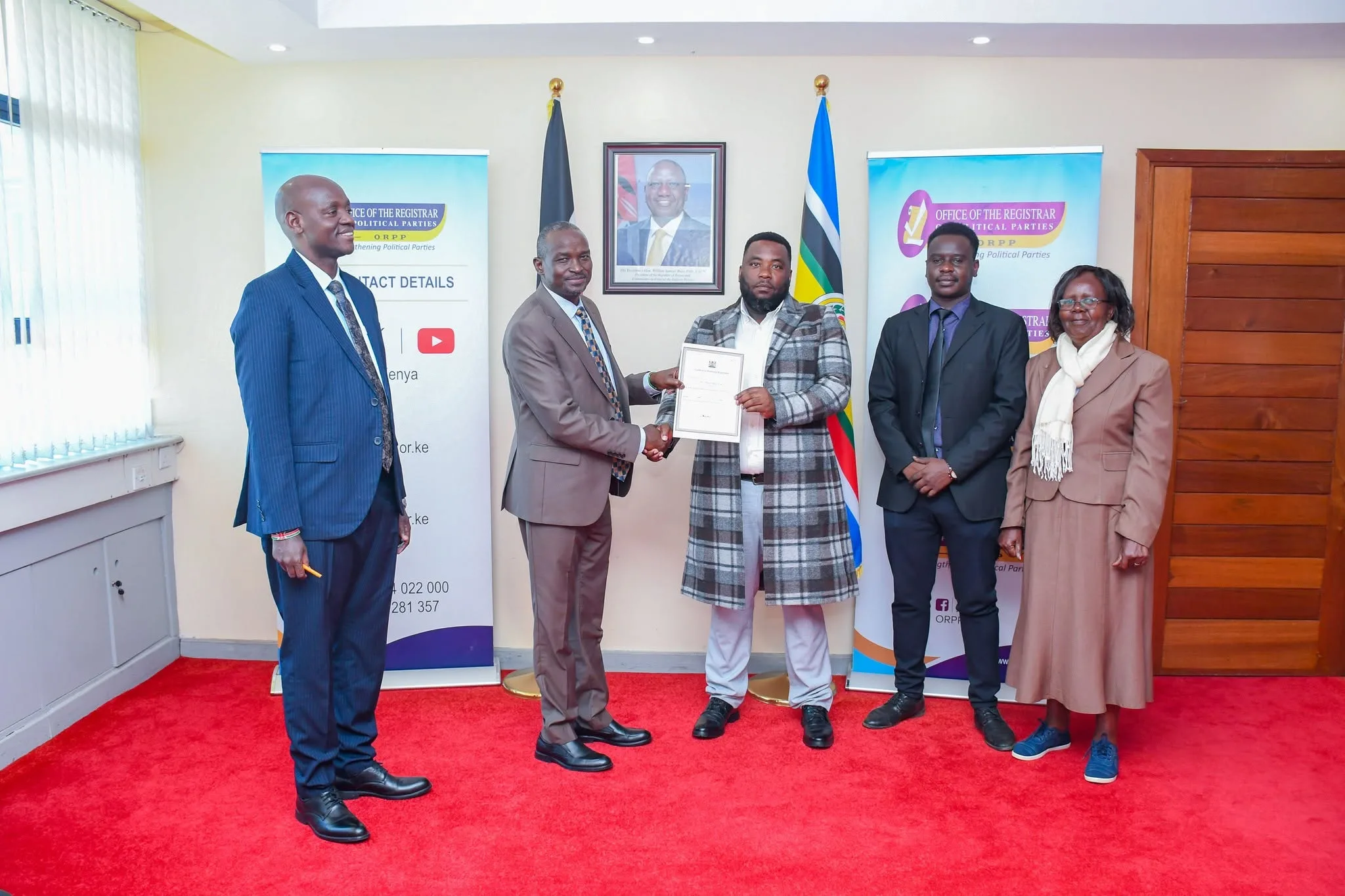 12 August 2026: Provisional registration certificates issued to Clean Alliance Party of Kenya (CAP-K), Chama cha Undugu na Demokrasia (CUD) and New Face Party of Kenya (FACE) 12 August 2026: Provisional registration certificates issued to Clean Alliance Party of Kenya (CAP-K), Chama cha Undugu na Demokrasia (CUD) and New Face Party of Kenya (FACE)