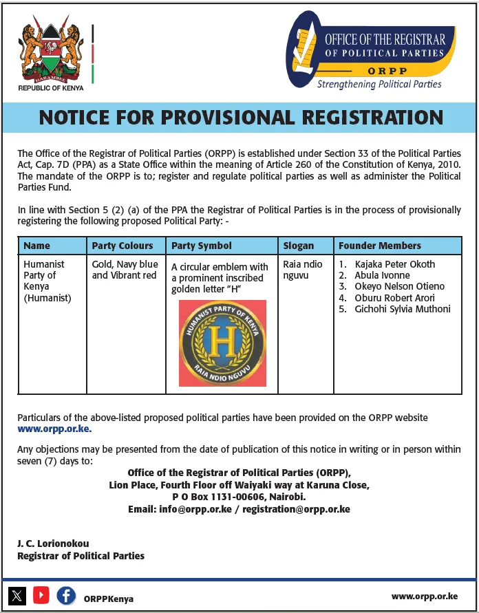 Screenshot 2026-08-24 100212 Notice for provisional registration - Humanist
